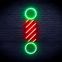 ADVPRO Barber Pole Ultra-Bright LED Neon Sign fnu0271 - Green & Red