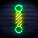 ADVPRO Barber Pole Ultra-Bright LED Neon Sign fnu0271 - Green & Yellow