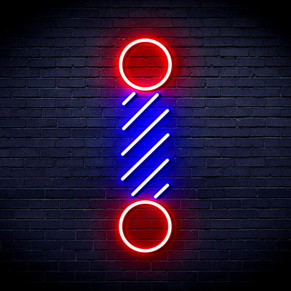 ADVPRO Barber Pole Ultra-Bright LED Neon Sign fnu0271 - Red & Blue