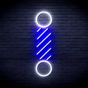 ADVPRO Barber Pole Ultra-Bright LED Neon Sign fnu0271 - White & Blue