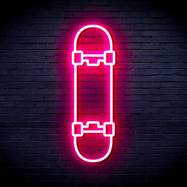 ADVPRO Skateboard Ultra-Bright LED Neon Sign fnu0272 - Pink