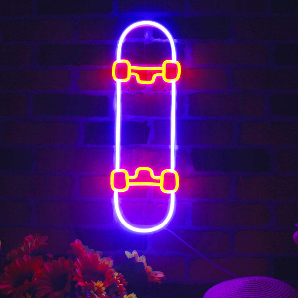 ADVPRO Skateboard Ultra-Bright LED Neon Sign fnu0272