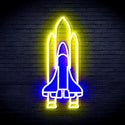 ADVPRO Spaceship Ultra-Bright LED Neon Sign fnu0273 - Blue & Yellow