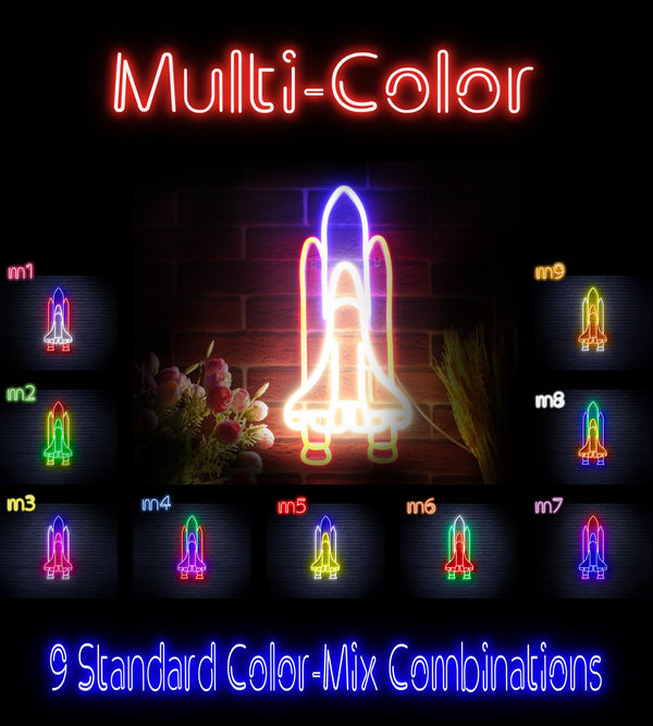 ADVPRO Spaceship Ultra-Bright LED Neon Sign fnu0273 - Multi-Color