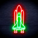 ADVPRO Spaceship Ultra-Bright LED Neon Sign fnu0273 - Green & Red