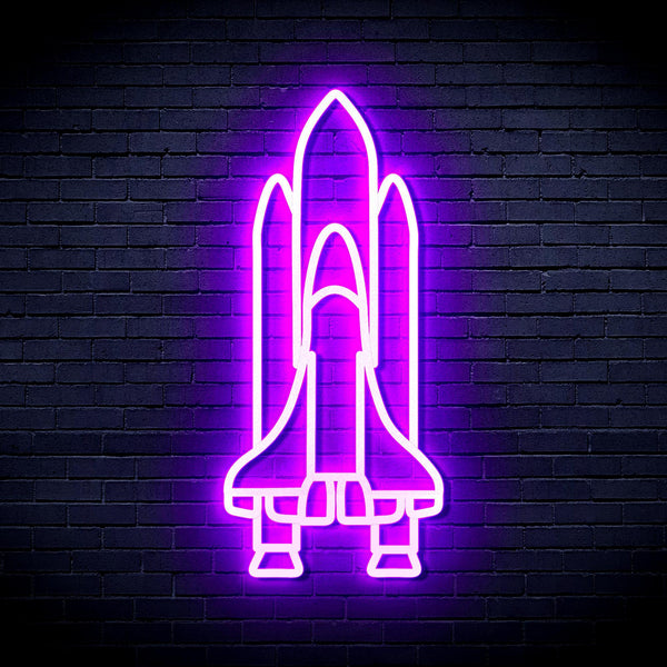 ADVPRO Spaceship Ultra-Bright LED Neon Sign fnu0273 - Purple