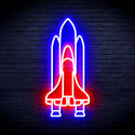ADVPRO Spaceship Ultra-Bright LED Neon Sign fnu0273 - Red & Blue