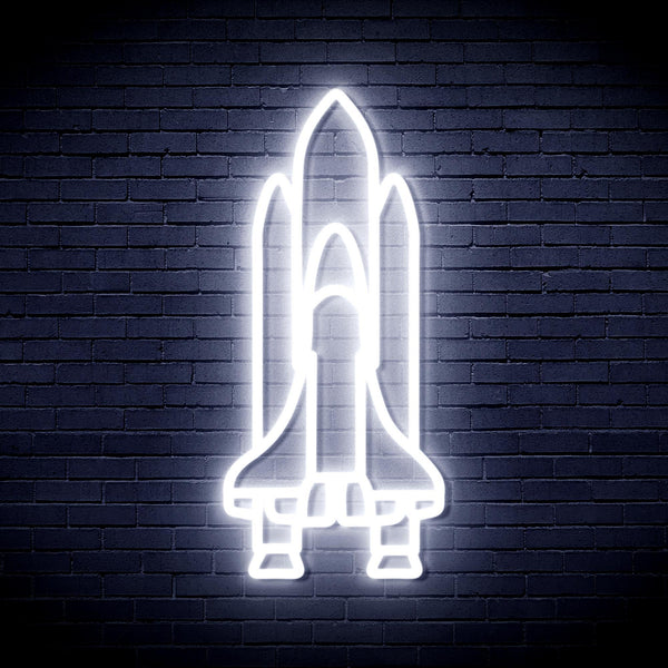 ADVPRO Spaceship Ultra-Bright LED Neon Sign fnu0273 - White