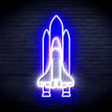 ADVPRO Spaceship Ultra-Bright LED Neon Sign fnu0273 - White & Blue