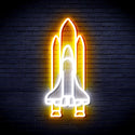 ADVPRO Spaceship Ultra-Bright LED Neon Sign fnu0273 - White & Golden Yellow