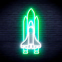 ADVPRO Spaceship Ultra-Bright LED Neon Sign fnu0273 - White & Green