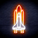 ADVPRO Spaceship Ultra-Bright LED Neon Sign fnu0273 - White & Orange