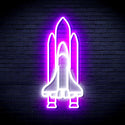 ADVPRO Spaceship Ultra-Bright LED Neon Sign fnu0273 - White & Purple