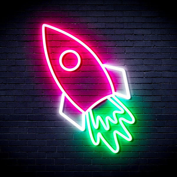 ADVPRO Rocket Ultra-Bright LED Neon Sign fnu0274 - Multi-Color 4