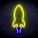 ADVPRO Rocket Ultra-Bright LED Neon Sign fnu0275 - Blue & Yellow