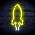 ADVPRO Rocket Ultra-Bright LED Neon Sign fnu0275 - White & Yellow