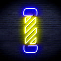 ADVPRO Barber Pole Ultra-Bright LED Neon Sign fnu0276 - Blue & Yellow