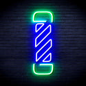 ADVPRO Barber Pole Ultra-Bright LED Neon Sign fnu0276 - Green & Blue