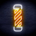 ADVPRO Barber Pole Ultra-Bright LED Neon Sign fnu0276 - White & Golden Yellow