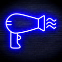 ADVPRO Hair Dryer Ultra-Bright LED Neon Sign fnu0280 - Blue