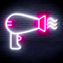 ADVPRO Hair Dryer Ultra-Bright LED Neon Sign fnu0280 - White & Pink