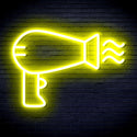 ADVPRO Hair Dryer Ultra-Bright LED Neon Sign fnu0280 - Yellow