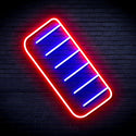 ADVPRO Comb Ultra-Bright LED Neon Sign fnu0281 - Red & Blue