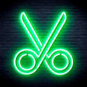 ADVPRO Scissors Ultra-Bright LED Neon Sign fnu0285 - Golden Yellow