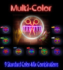 ADVPRO Scissors and Comb Ultra-Bright LED Neon Sign fnu0289 - Multi-Color
