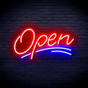 ADVPRO Open Sign Ultra-Bright LED Neon Sign fnu0291 - Blue & Red