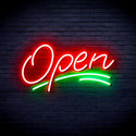 ADVPRO Open Sign Ultra-Bright LED Neon Sign fnu0291 - Green & Red