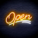 ADVPRO Open Sign Ultra-Bright LED Neon Sign fnu0291 - White & Golden Yellow
