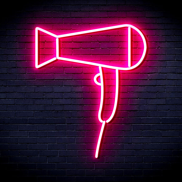 ADVPRO Hair Dryer Ultra-Bright LED Neon Sign fnu0293 - Pink