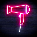 ADVPRO Hair Dryer Ultra-Bright LED Neon Sign fnu0293 - White & Pink