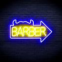 ADVPRO Barber Sign with Arrow Ultra-Bright LED Neon Sign fnu0294 - Blue & Yellow