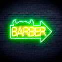 ADVPRO Barber Sign with Arrow Ultra-Bright LED Neon Sign fnu0294 - Green & Yellow
