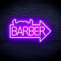 ADVPRO Barber Sign with Arrow Ultra-Bright LED Neon Sign fnu0294 - Purple