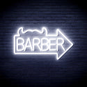 ADVPRO Barber Sign with Arrow Ultra-Bright LED Neon Sign fnu0294 - White