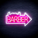ADVPRO Barber Sign with Arrow Ultra-Bright LED Neon Sign fnu0294 - White & Pink