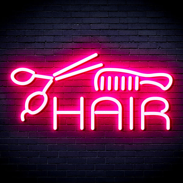 ADVPRO Hair Barber Sign Ultra-Bright LED Neon Sign fnu0295 - Pink