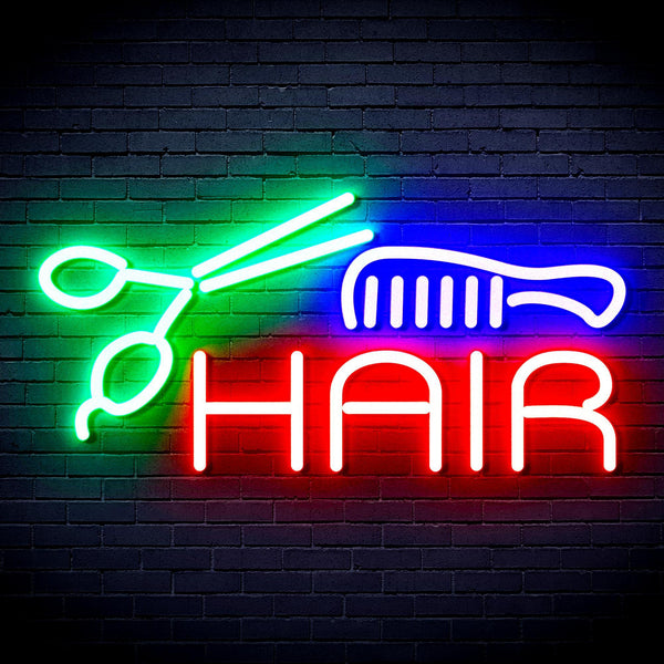 ADVPRO Hair Barber Sign Ultra-Bright LED Neon Sign fnu0295 - Multi-Color 1