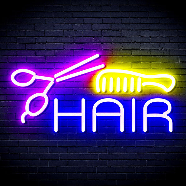 ADVPRO Hair Barber Sign Ultra-Bright LED Neon Sign fnu0295 - Multi-Color 4