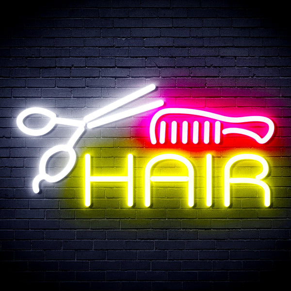 ADVPRO Hair Barber Sign Ultra-Bright LED Neon Sign fnu0295 - Multi-Color 7