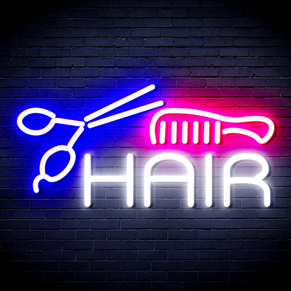 ADVPRO Hair Barber Sign Ultra-Bright LED Neon Sign fnu0295 - Multi-Color 9