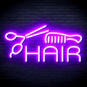 ADVPRO Hair Barber Sign Ultra-Bright LED Neon Sign fnu0295 - Purple