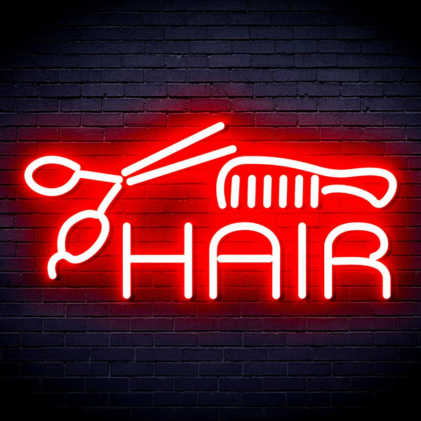 ADVPRO Hair Barber Sign Ultra-Bright LED Neon Sign fnu0295 - Red