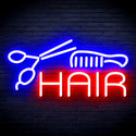 ADVPRO Hair Barber Sign Ultra-Bright LED Neon Sign fnu0295 - Red & Blue