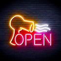 ADVPRO Barber OPEN with Hair Dryer Ultra-Bright LED Neon Sign fnu0296 - Multi-Color 8