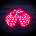 ADVPRO Beer Mugs Ultra-Bright LED Neon Sign fnu0298 - Pink