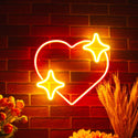 ADVPRO Heart with Stars Ultra-Bright LED Neon Sign fnu0300